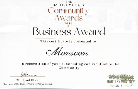 We are proud to have been awarded the Business Award for the Hartley Wintney Community Awards 2026!